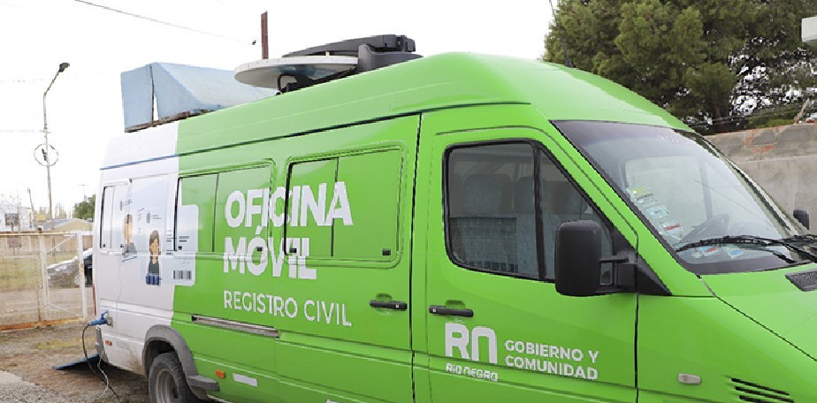 El Registro Civil Móvil recorrerá barrios de Bariloche durante una semana